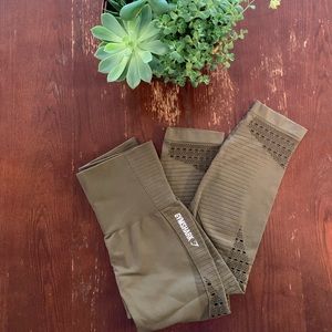 Gym Shark military green leggings S size